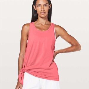 Lululemon To The Point Tank Glossy Pink Size 10